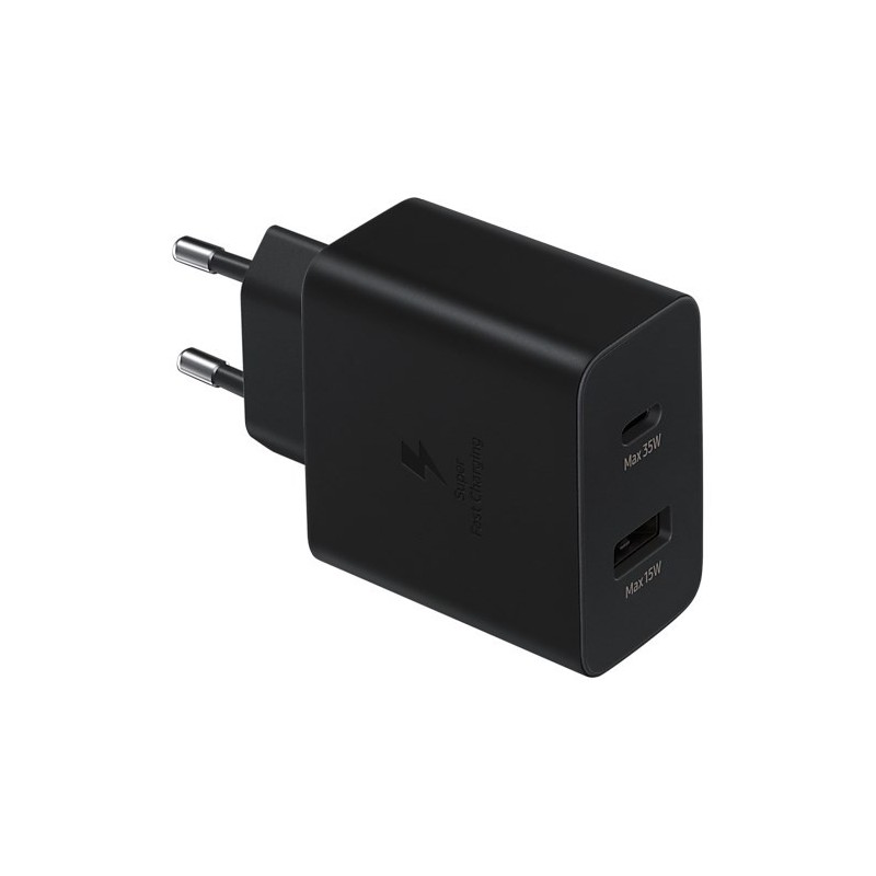 Samsung EP-TA220NBEGEU ładowarka do urządzeń przenośnych Słuchawki, Zestaw słuchawkowy, Laptop, Smartfon, Smartwatch, Tablet