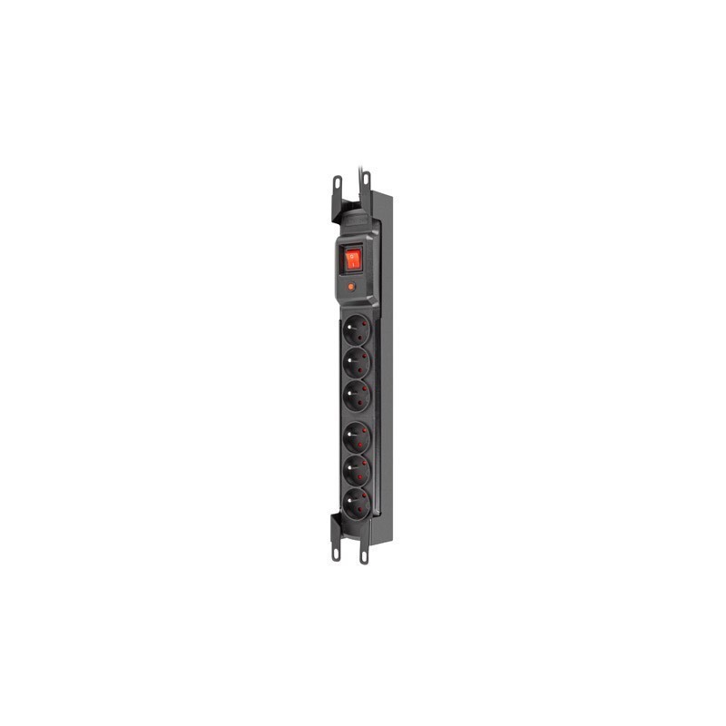 LISTWA ZASILAJĄCA RACK 19" ARMAC M6 3M 6X 230V IEC CZARNA