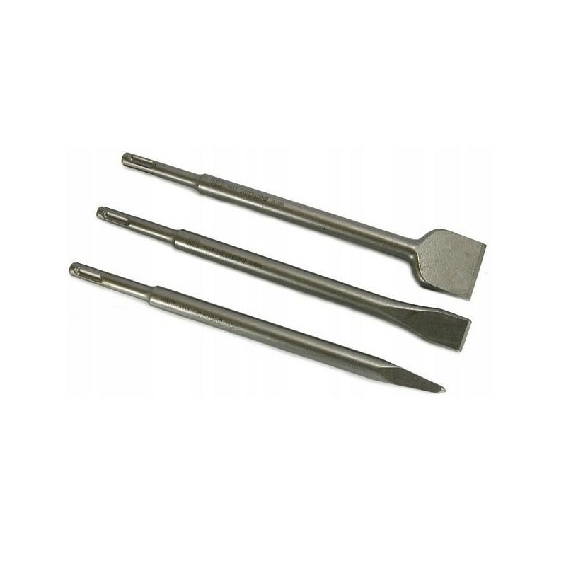 zestaw dłut (przecinak, grot) sds-plus 250mm 3 szt.