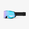 100% SNOWCRAFT Goggle gogle do sportów zimowych Czarny Unisex Zielony, Lustro, Turkusowy Cylindryczna (płaska) soczewka