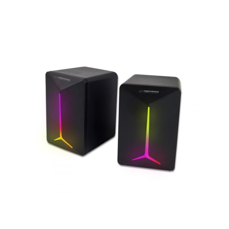 ESPERANZA GŁOŚNIKI 2.0 USB LED RAINBOW FREVO EGS105