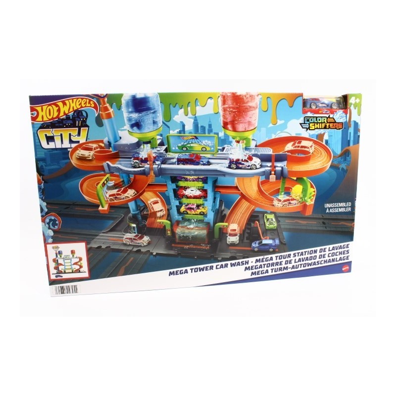 Hot Wheels City Zakręcona Megamyjnia HDP05