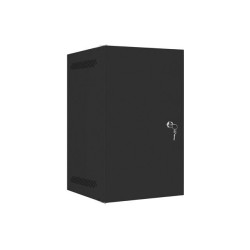 LANBERG SZAFA WISZĄCA 10" 9U (280X310, CZARNA) drzwi stalowe