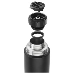 Termos z kubkiem ZWILLING THERMO (39500-514-0) 1 litr Stal nierdzewna Czarny