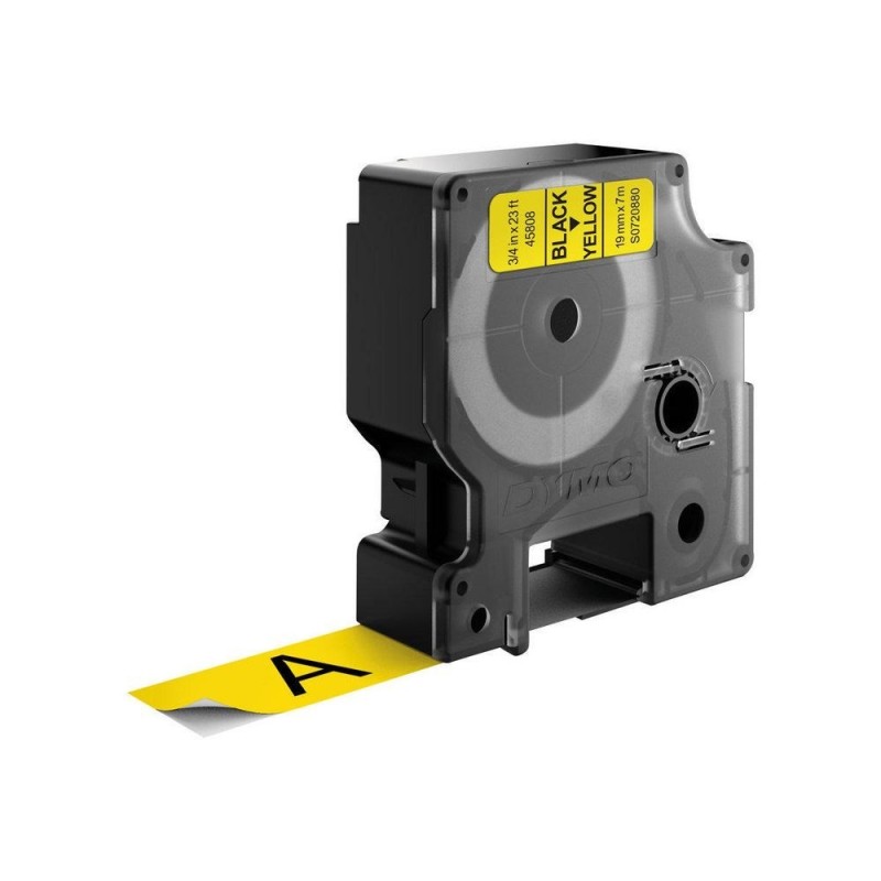 DYMO D1 - Standard Etykiety - Czarny na żółtym - 19mm x 7m DYMO D1 - Standard Etykiety - Czarny na żółtym - 19mm x 7m