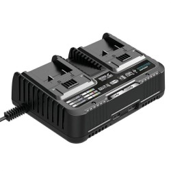 DEDRA ŁADOWARKA PODWÓJNA 18V 2x2,3A