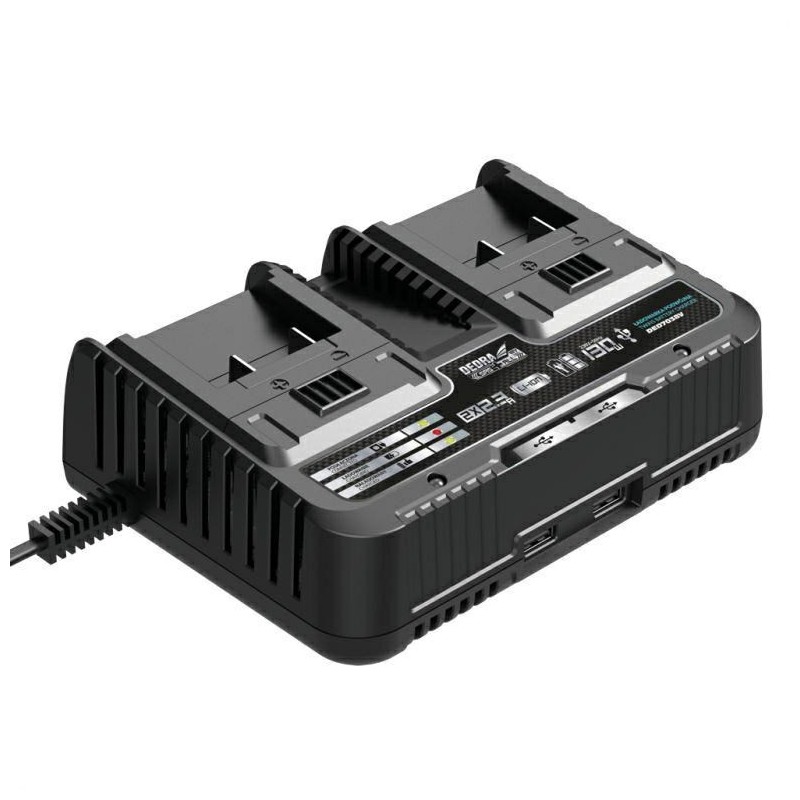 DEDRA ŁADOWARKA PODWÓJNA 18V 2x2,3A