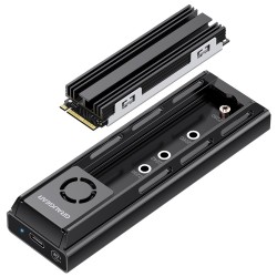 GRAUGEAR G-M205-20G-F stacja dokująca do dysków twardych USB 3.2 Gen 2 (3.1 Gen 2) Type-C Czarny