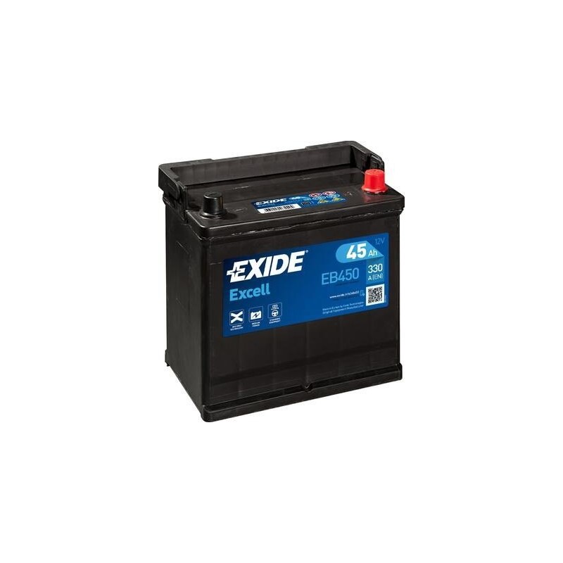 Exide Excell EB450 akumulator samochodowy Ołowiany (VRLA) 45 Ah 12 V 330 A Samochód Exide Excell EB450 akumulator samochodowy Ołowiany (VRLA) 45 Ah 12 V 330 A Samochód