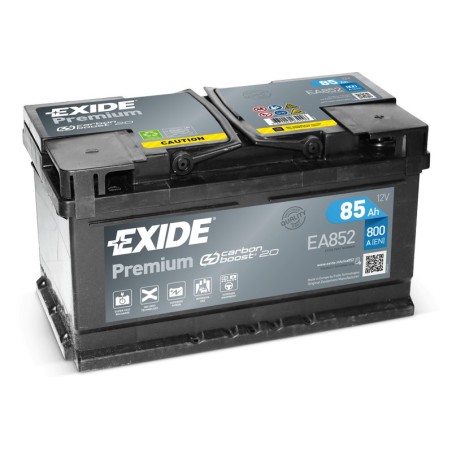 Akumulator EXIDE 12V 85Ah/800A PREMIUM - stopka o wysokości 10,5 mm (rozruchowy)