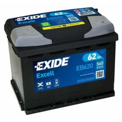 Exide Excell EB620 akumulator samochodowy Ołowiany (VRLA) 62 Ah 12 V 540 A Samochód