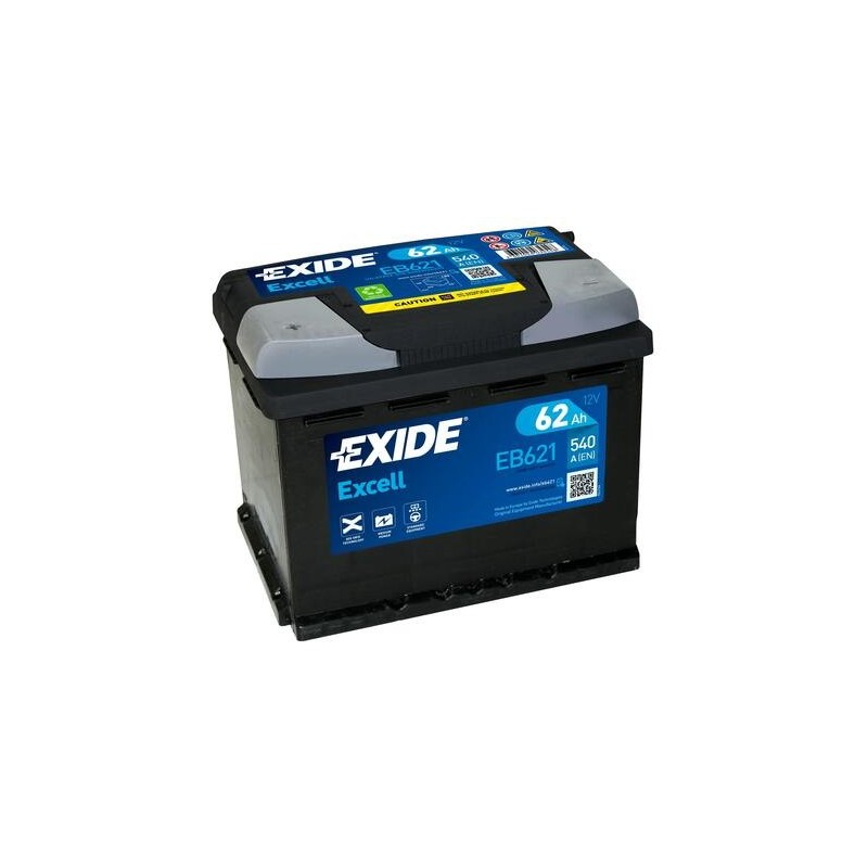 Akumulator samochodowy Exide EB621 ołowiany (VRLA) 62 Ah 12 V 540 A do samochodu