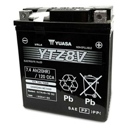 Akumulator Yuasa YTZ8V AGM (Absorbed Glass Mat) 7,4 Ah 12 V 120 A Motocykl