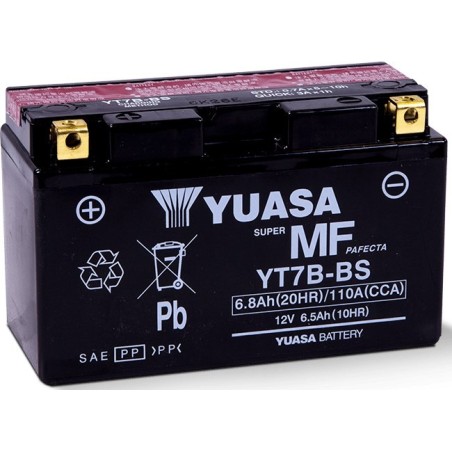 Akumulator samochodowy Yuasa YT7B-BS ołowiany (VRLA) 6,5 Ah 12 V 120 A Motocykl