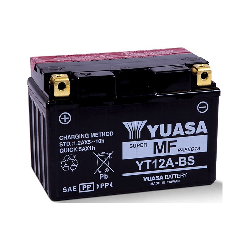 Akumulator samochodowy Yuasa YT12A-BS ołowiany (VRLA) 10 Ah 12 V 175 A motocykl Akumulator samochodowy Yuasa YT12A-BS ołowiany (VRLA) 10 Ah 12 V 175 A motocykl