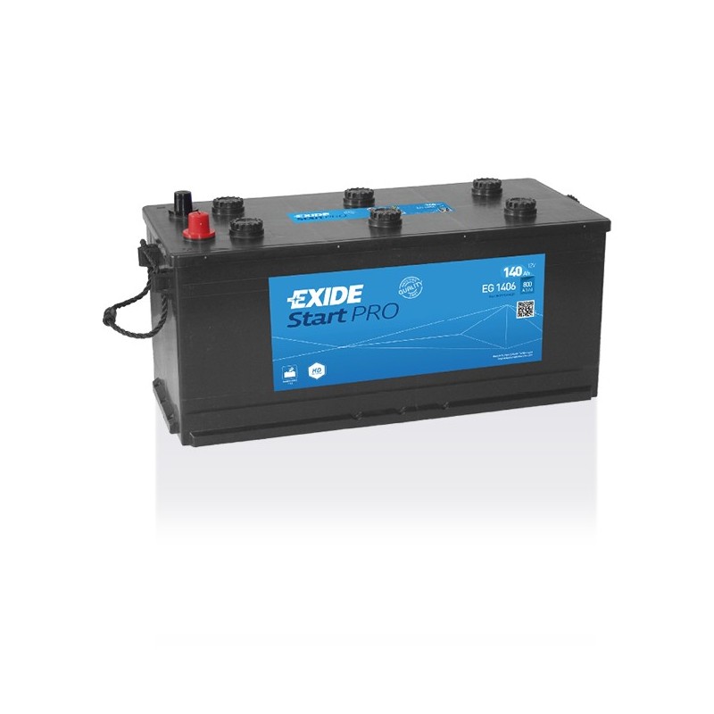 Exide StartPRO EG1406 akumulator samochodowy Ołowiany (VRLA) 140 Ah 12 V 800 A Ciężarówka