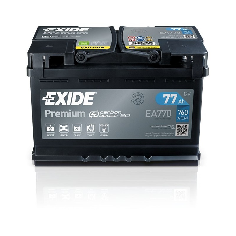 Exide Premium EA770 akumulator samochodowy 77 Ah 12 V 760 A Exide Premium EA770 akumulator samochodowy 77 Ah 12 V 760 A