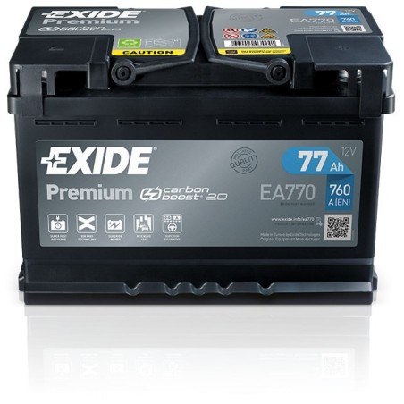 Exide Premium EA770 akumulator samochodowy 77 Ah 12 V 760 A