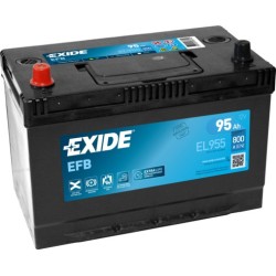 Exide EFB EL955 akumulator samochodowy EFB (Enhanced Flooded Battery) 95 Ah 12 V 800 A Samochód