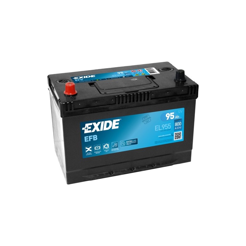 Exide EFB EL955 akumulator samochodowy EFB (Enhanced Flooded Battery) 95 Ah 12 V 800 A Samochód Exide EFB EL955 akumulator samochodowy EFB (Enhanced Flooded Battery) 95 Ah 12 V 800 A Samochód