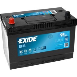 Exide EFB EL955 akumulator samochodowy EFB (Enhanced Flooded Battery) 95 Ah 12 V 800 A Samochód