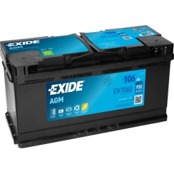 Exide EK1060 akumulator samochodowy AGM (Absorbed Glass Mat) 106 Ah 12 V 950 A