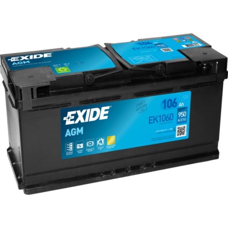 Exide EK1060 akumulator samochodowy AGM (Absorbed Glass Mat) 106 Ah 12 V 950 A