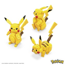 MEGA Pokémon FVK81 akcesorium do zabawek budowlanych Figurka budowlana Żółty