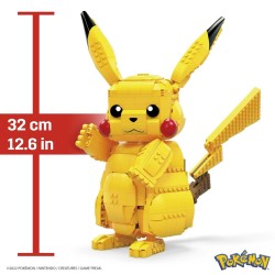 MEGA Pokémon FVK81 akcesorium do zabawek budowlanych Figurka budowlana Żółty