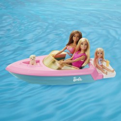 Barbie Motorówka + Lalka GRG30 MATTEL