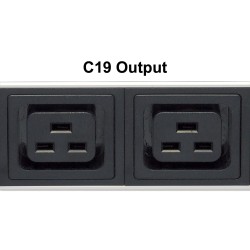 Intellinet 163675 rozdzielacz zasilania PDU 24 x gniazdo sieciowe 32U Czarny, Biały