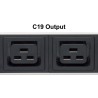 Intellinet 163675 rozdzielacz zasilania PDU 24 x gniazdo sieciowe 32U Czarny, Biały