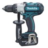 Makita DDF451RTJ wiertło Zamek centralny 2,1 kg Czarny, Niebieski