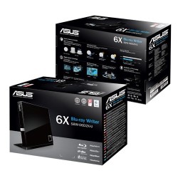 Nagrywarka ASUS SBW-06D2X-U SBW-06D2X-U/BLK/G/AS (SATA, USB 3.0 zewnętrzna)