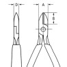 Szczypce tnące boczne 125mm