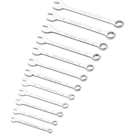 STANLEY STMT82843 KLUCZE PŁASKO-OCZKOWE 8-19mm 12e
