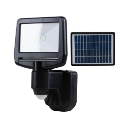 VOLTENO REFLEKTOR LED 10W RUCH+PANEL SOLAROWY AKUMULATOROWY 900lm
