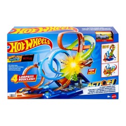 Hot Wheels HXR70 Poczwórna pętla kraks