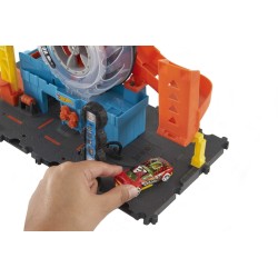 Hot Wheels Wyścigowy warsztat opon Zestaw HDP02 MATTEL
