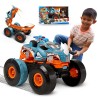 Hot Wheels Monster Truck Rhinomite Mega Transformacja HPK27 Pojazd zdalnie sterowany 1:12 MATTEL