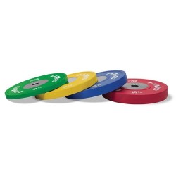 TBR Profi Set (8 szt ) zestaw talerzy olimpijskich Bumper 10-25 kg HMS TBR PROFI SET