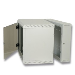 Triton 19" Rack Wall-mount 9U/250 glass door Szafa wisząca Szary