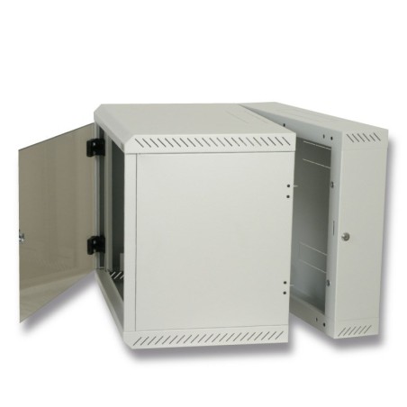 Triton 19" Rack Wall-mount 9U/250 glass door Szafa wisząca Szary