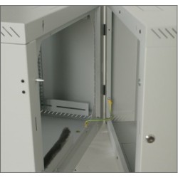 Triton 19" Rack Wall-mount 9U/250 glass door Szafa wisząca Szary