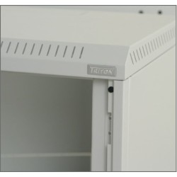 Triton 19" Rack Wall-mount 9U/250 glass door Szafa wisząca Szary