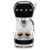 Ekspres do kawy Smeg z kolbą 50's Style Black ECF02BLEU
