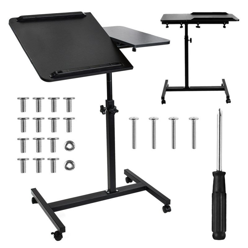 MACLEAN MOBILNE BIURKO/STAND NA LAPTOP, CZARNE, REGULACJA WYSOKOŚC 59-89CM, MAX. 30KG MC-121 B MACLEAN MOBILNE BIURKO/STAND NA LAPTOP, CZARNE, REGULACJA WYSOKOŚC 59-89CM, MAX. 30KG MC-121 B