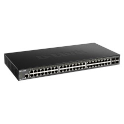 D-Link DGS 1250-52X - Przełącznik - Inteligentny - 48 x+ 4 10 Gigabit SFP+ - Przełącznik - Światłowód