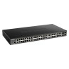 D-Link DGS 1250-52X - Przełącznik - Inteligentny - 48 x+ 4 10 Gigabit SFP+ - Przełącznik - Światłowód