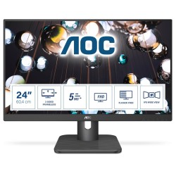 Monitor AOC 24E1Q (23,8" IPS/PLS FullHD 1920x1080 DisplayPort, HDMI, VGA kolor ciemnoszary)